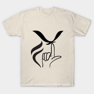 Fly, F L Y, design have massage for you to fly T-Shirt